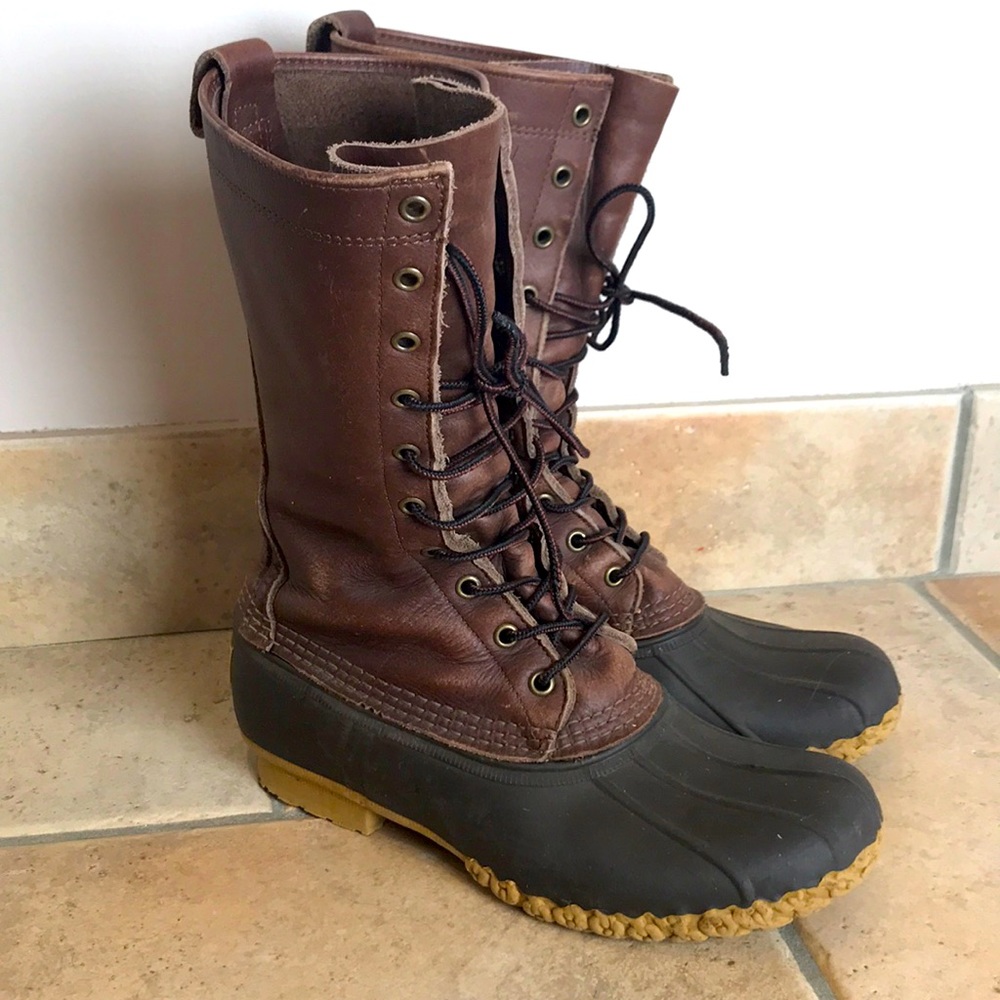 L.L. Bean Mens Maine Hunting Boots 12” (Fits Mens 8.5 and Womens 9W)